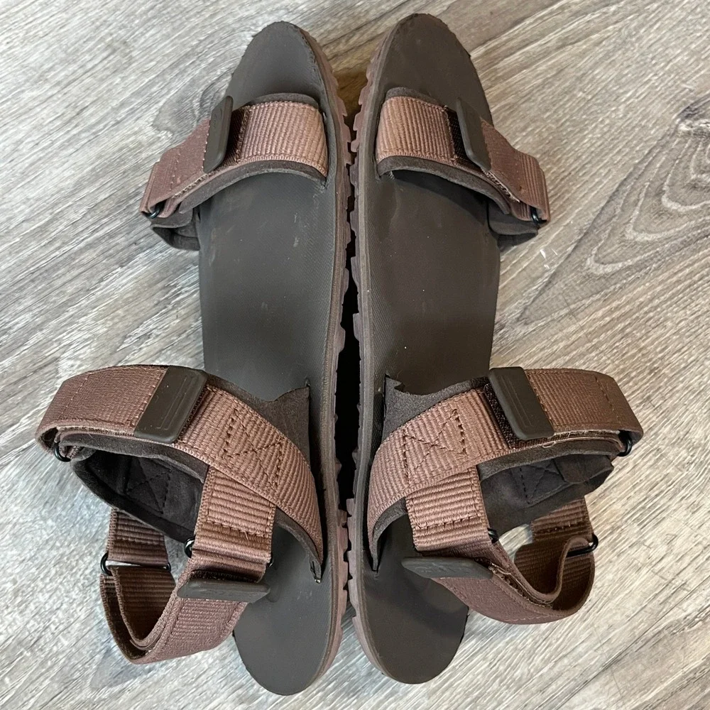 Xero Shoes D-Trail Mens 9 Brown Minimalist Barefoot Hiking Sport Sandals